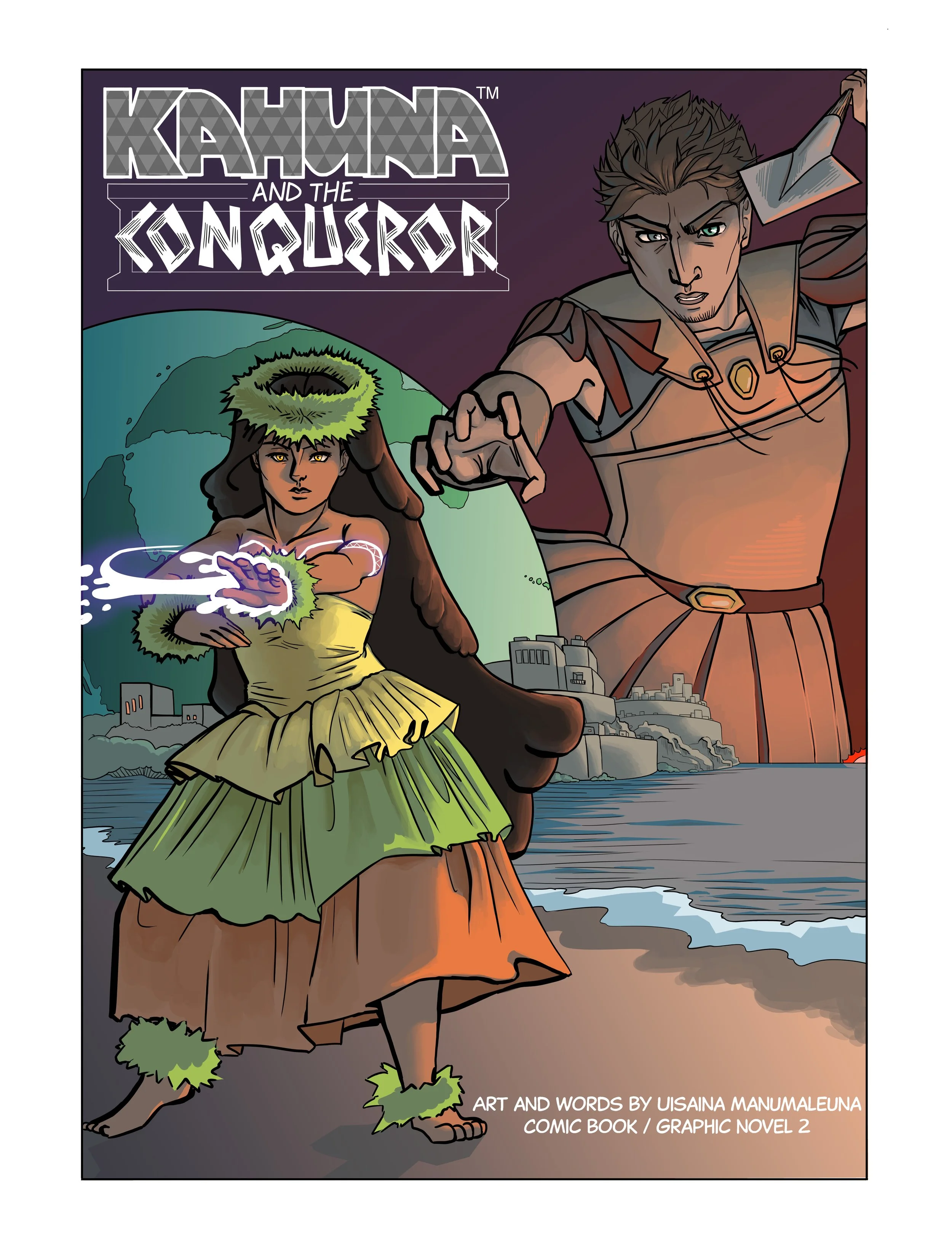 Course Work - Comic Book Cover Digital (Adobe PS)