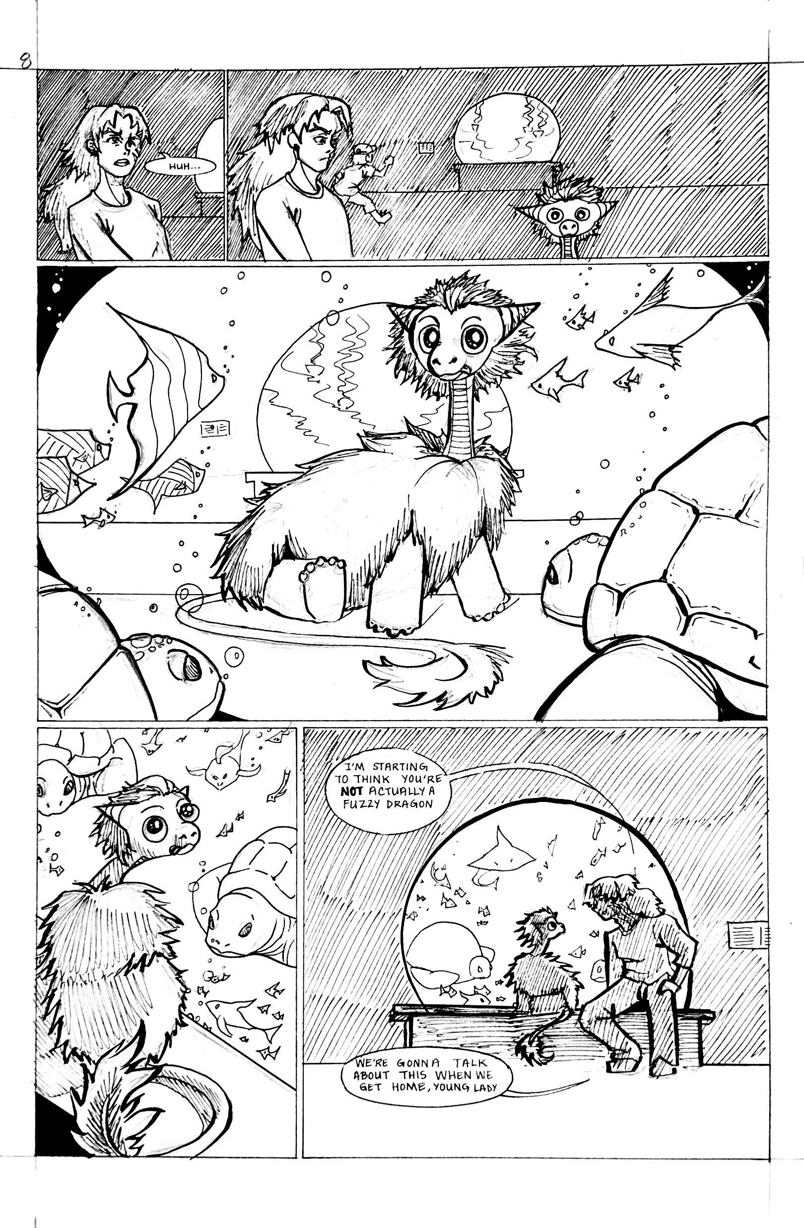 Course Work - Ink on Bristol 11"x17"