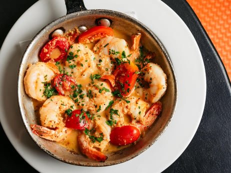 Lemony Wild Garlic Shrimp