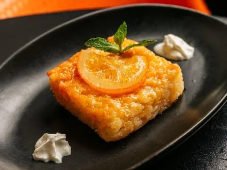 Orange Olive Oil Semolina Cake