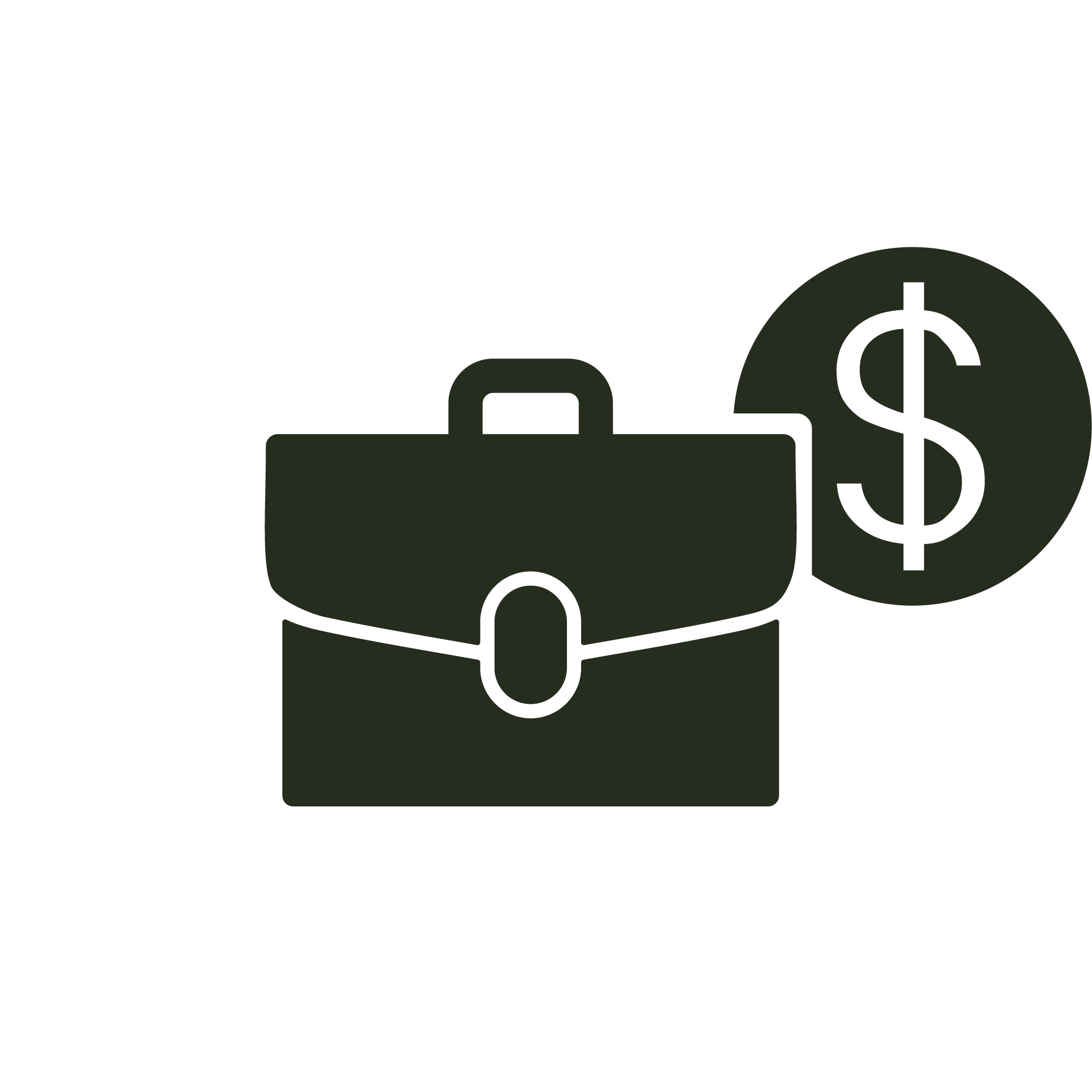 Silhouette of a person’s head with a dollar sign inside