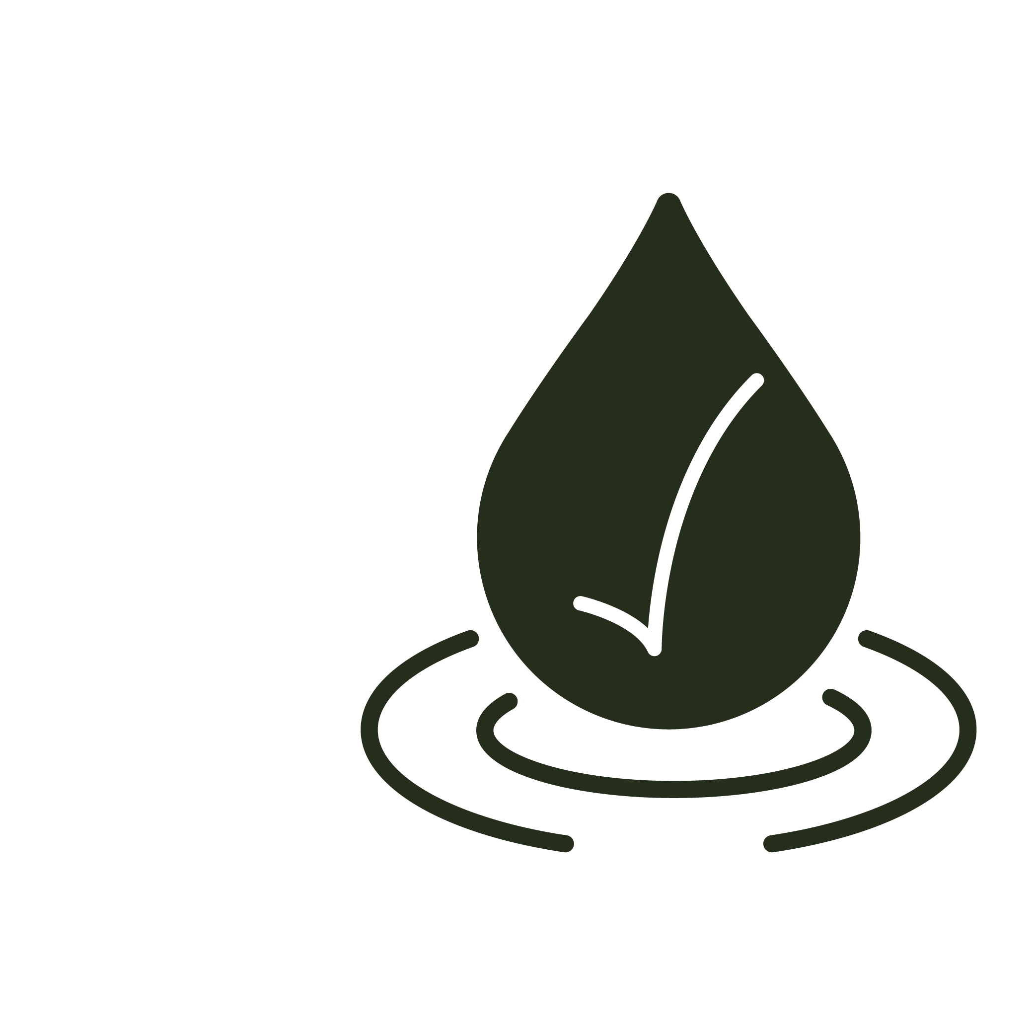 Outline of a mountain with a winding road at its base, on a black background.