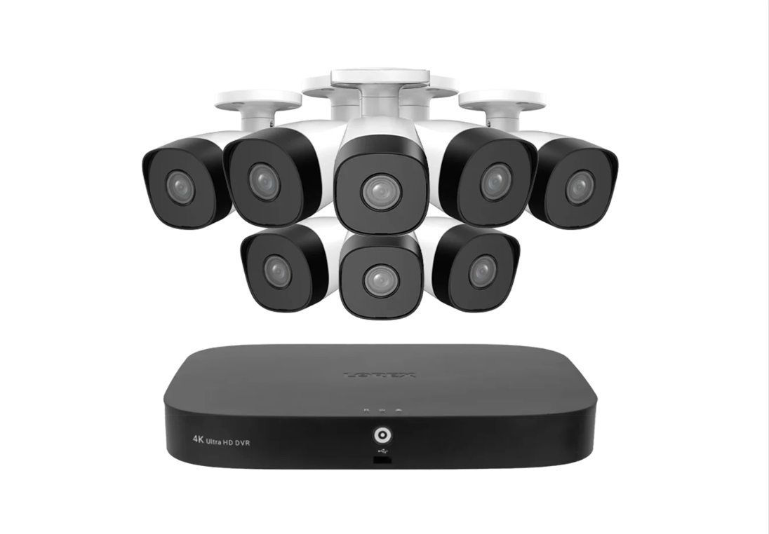 Lorex 1080p 8 Camera Capable 1TB Wired DVR System with 1080p HD CVI Bullet Cameras With Installation