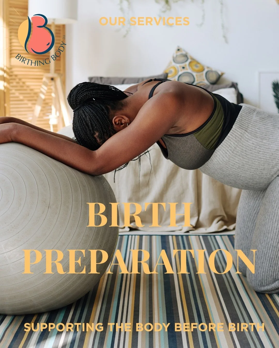 ✨OUR SERVICES✨

Preparing for birth isn&rsquo;t just mental &mdash; it&rsquo;s physical too.

Labour &amp; Birth Preparation is a bodywork and movement-based session tailored to your body and your pregnancy. Using maternal positioning, gentle movemen