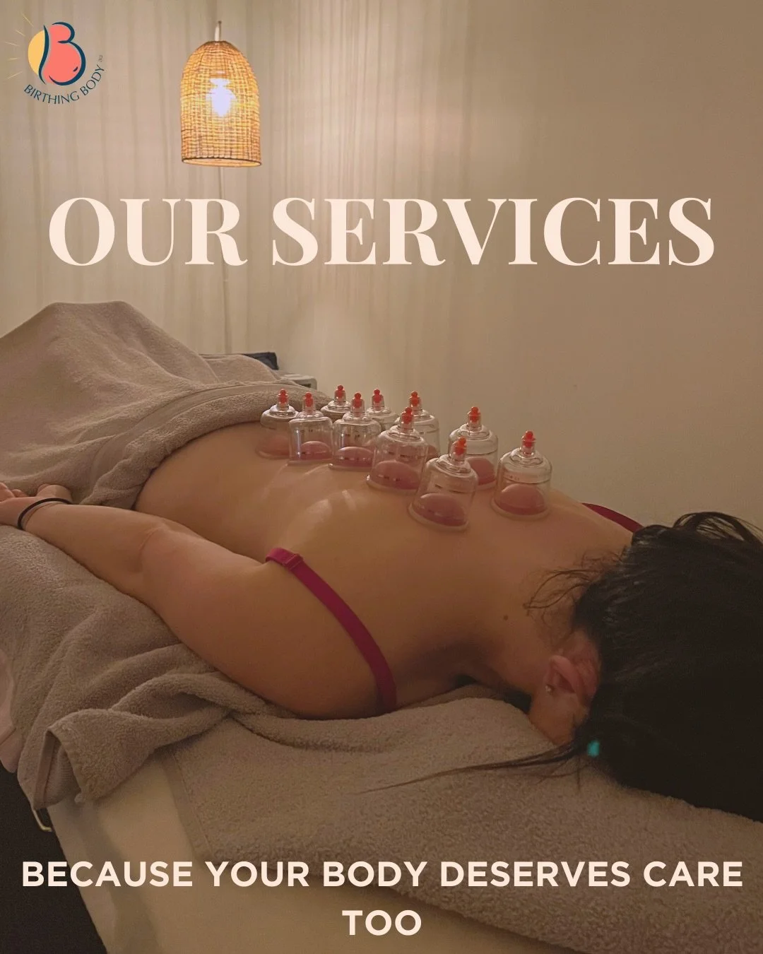 Not sure what to book? Start here 👉

Different ways to support your body&mdash;depending on what you need most right now. 

🩷 pregnancy 
💛 birth preparation
🧡 postpartum 
💙 scar release
🤍 myotherapy and massage 

All sessions are tailored, gent