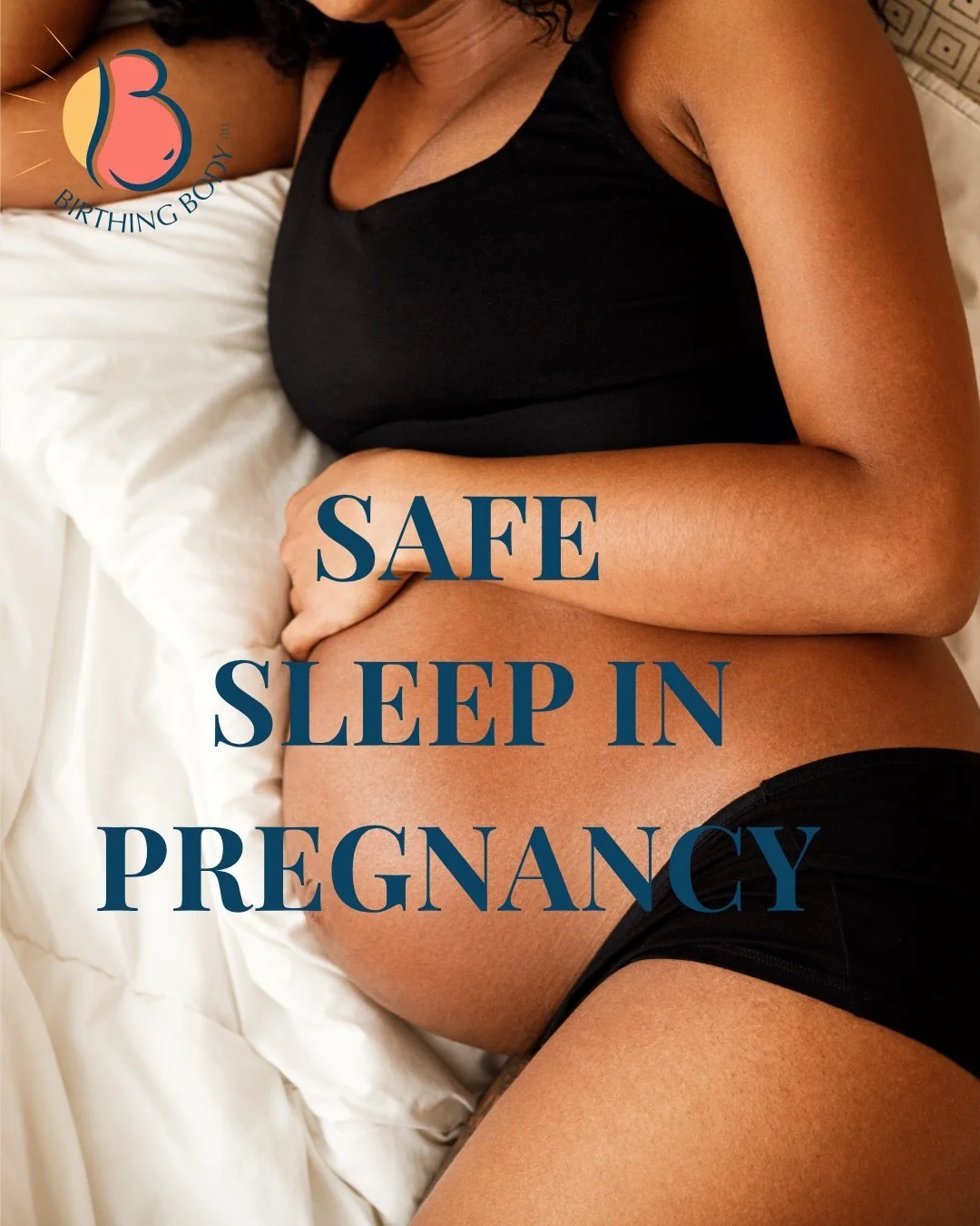 Sleep in pregnancy can feel uncomfortable &mdash; but a few small shifts can make a big difference.

Side sleeping is recommended, but you don&rsquo;t need to overthink it &mdash; both your left AND right side are safe.
Your body will naturally guide