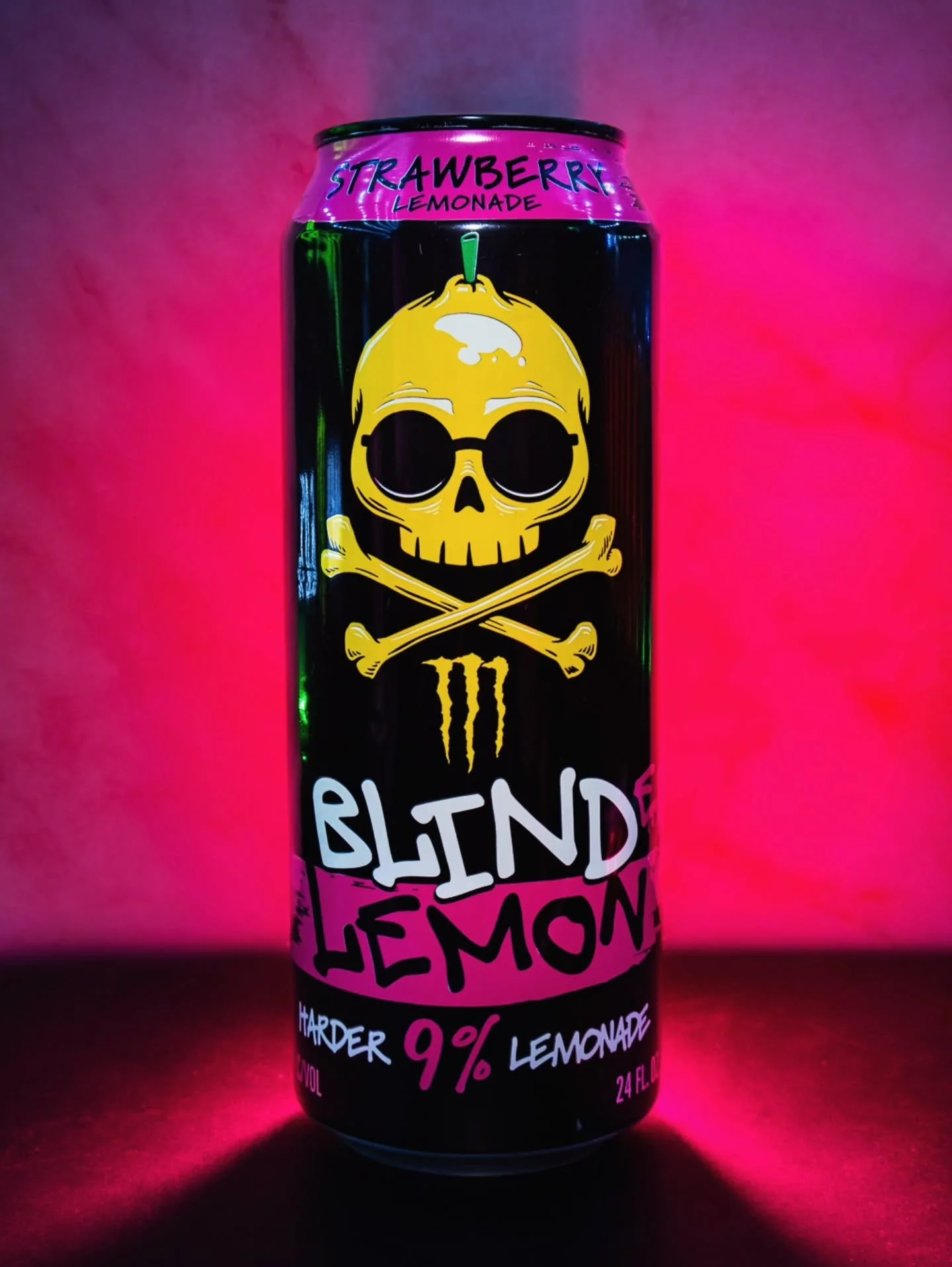 Monster Energys bigger and stronger Blind Lemon, BlindER Lemon, at 9%, tastes a little sour but very good. 

#monsterenergy #energydrink
#21 #lemonade
#hardseltzer
@monsterenergy