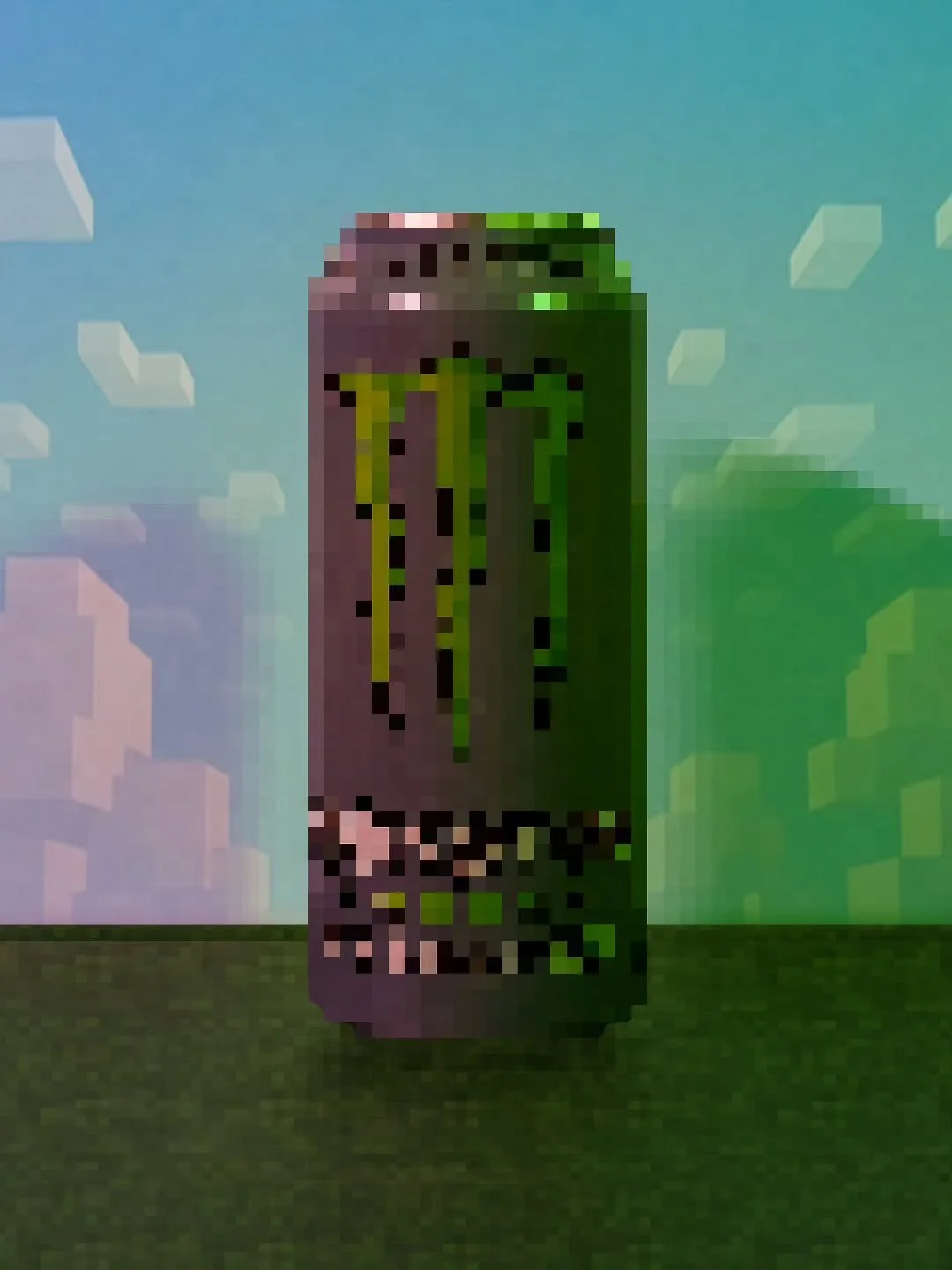 ❓️Can you tell which flavor this is? Its an older discontinued flavor, thought it fit the Minecraft theme :) ☁️

#monsterenergy #minecraft #guesstheflavor #pixelated @monsterenergy @minecraft