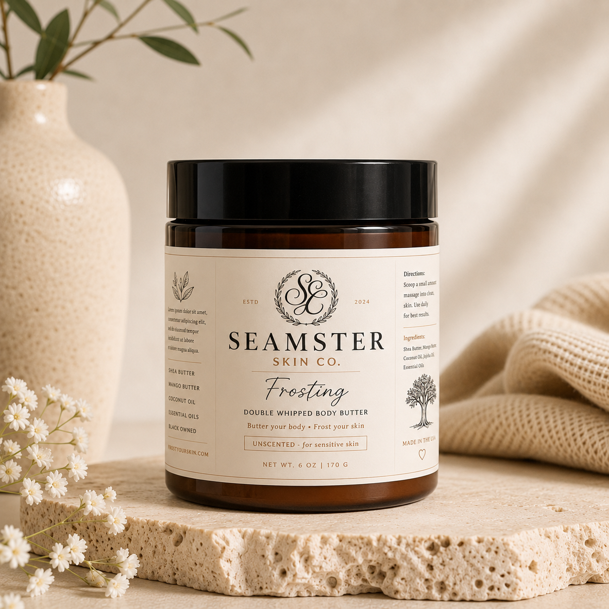 Unscented 6oz Frosting