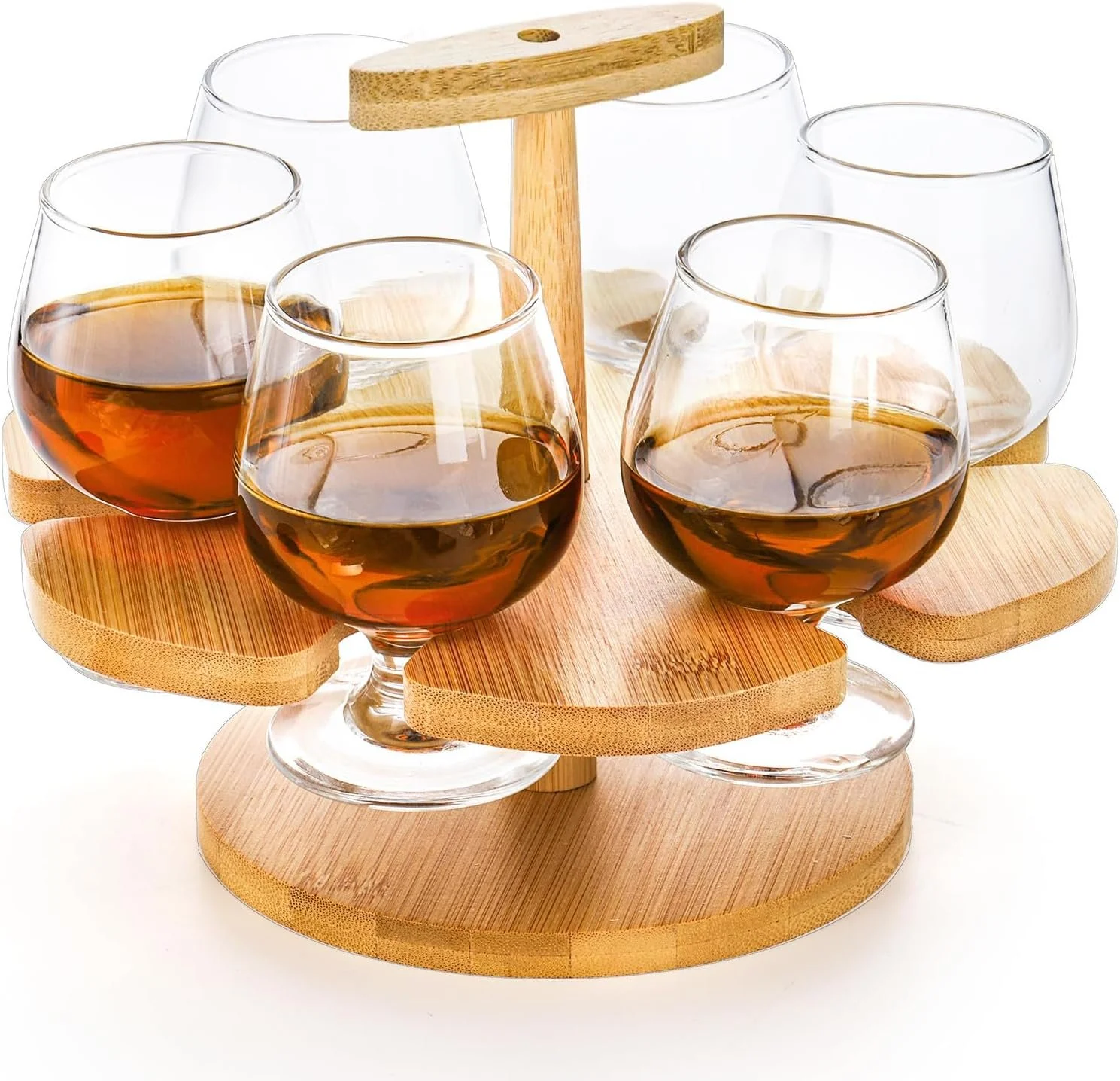 Whiskey Flight Tasting Set - Bamboo