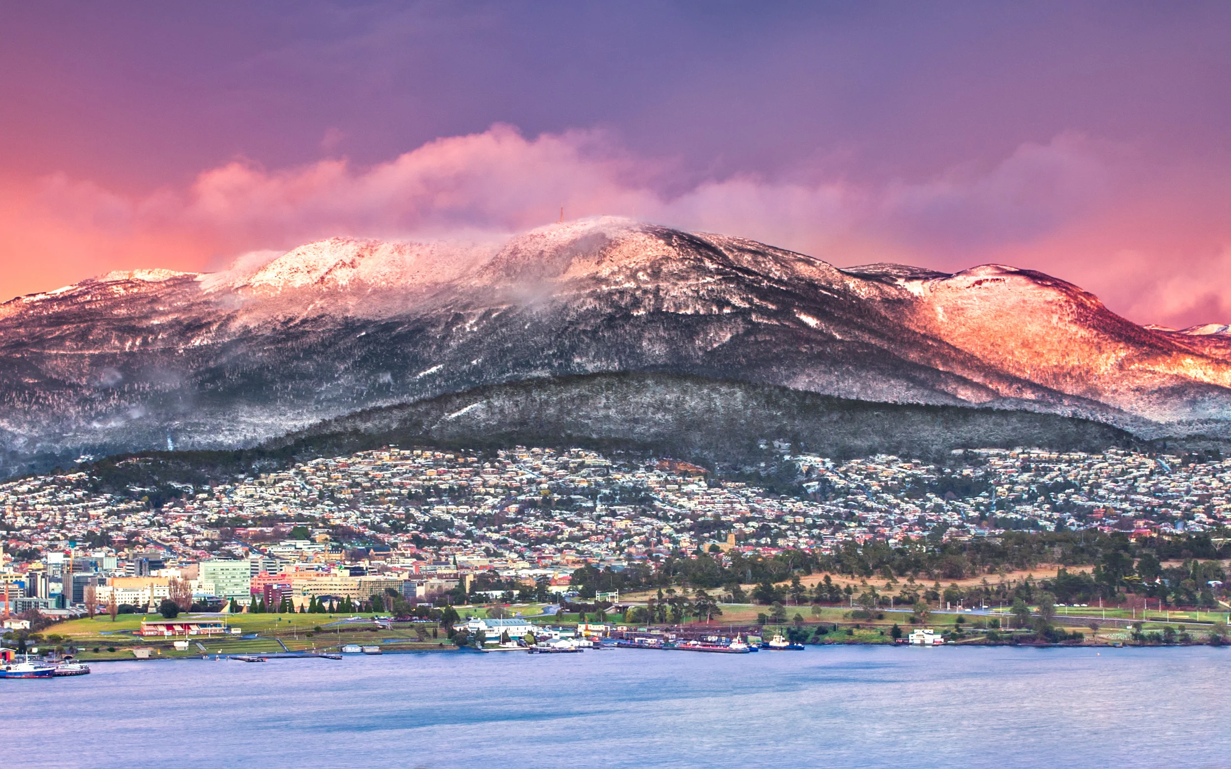 Thoughts on my Hobart Snowscape Picture