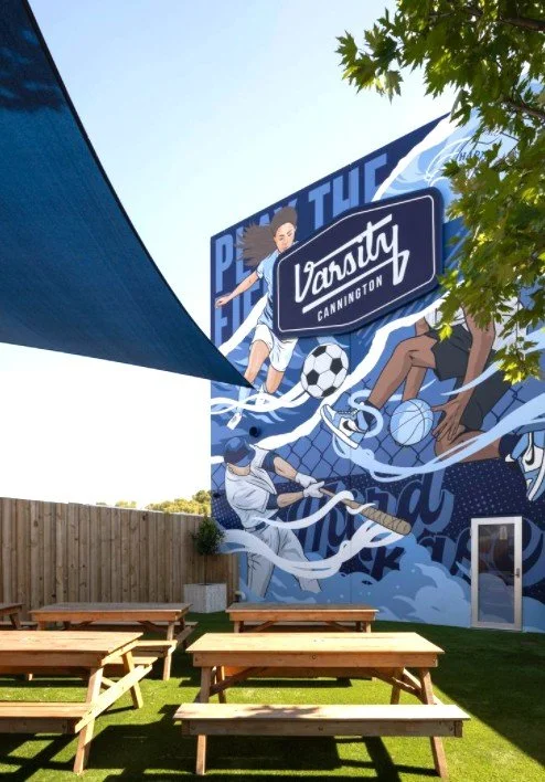 Varsity Cannington –  1500 sqm F&B Fitout including  gaming and ten pin bowling