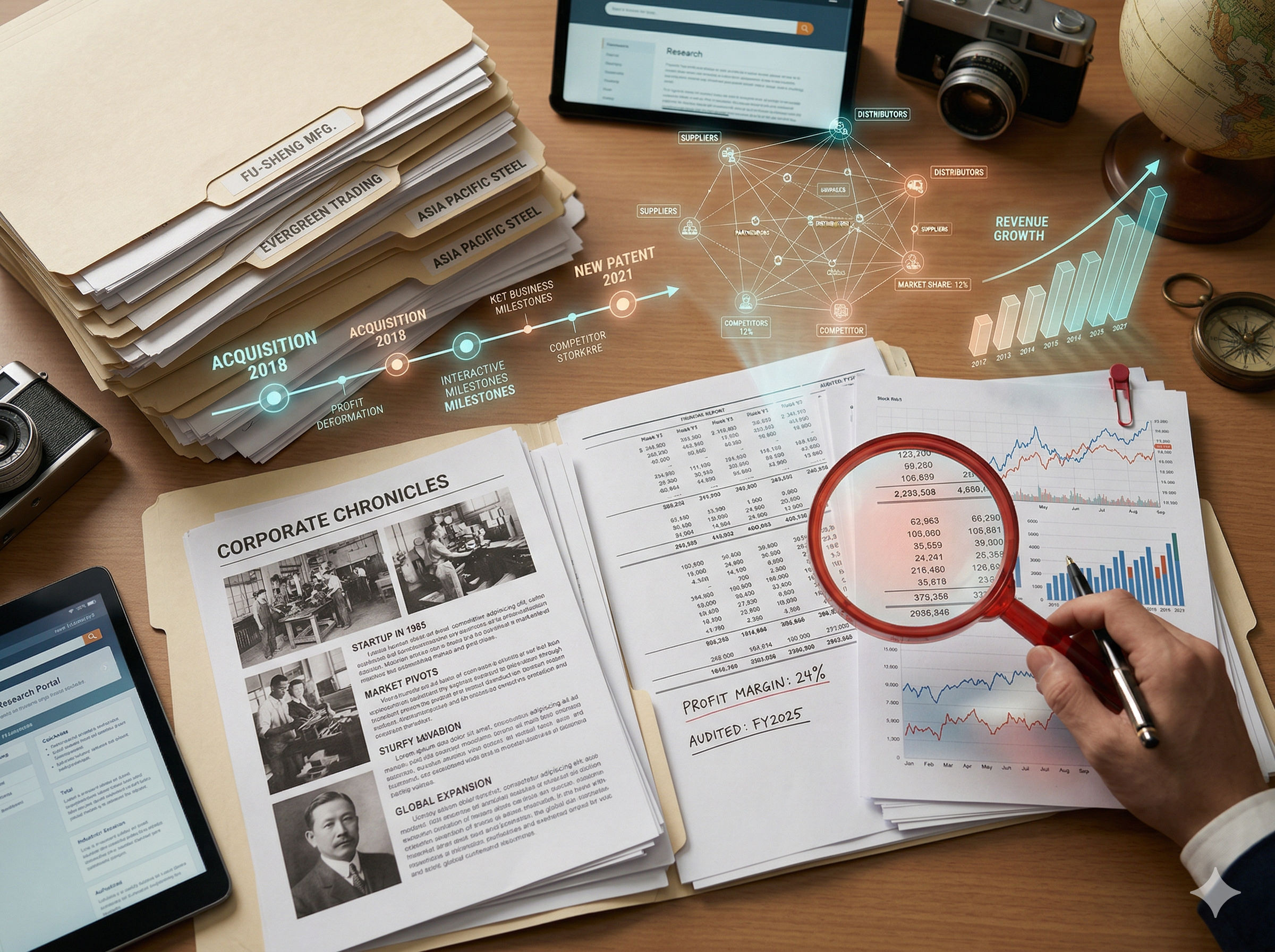 Search for the best SMEs in Taiwan by reviewing founder's profile, story, management team, financial performances, and products etc.