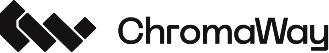 ChromaWay logo with a black background