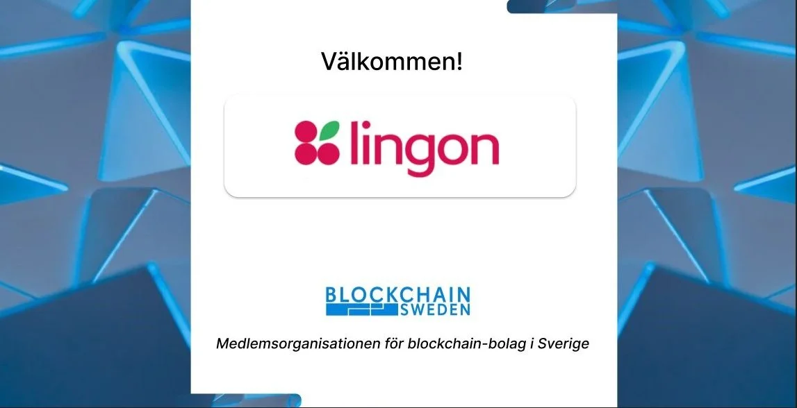 Lingon joins Blockchain Sweden