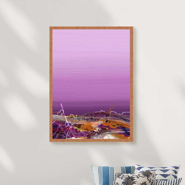 the mycelial thread abstract landcape framed in rimu in situ.png