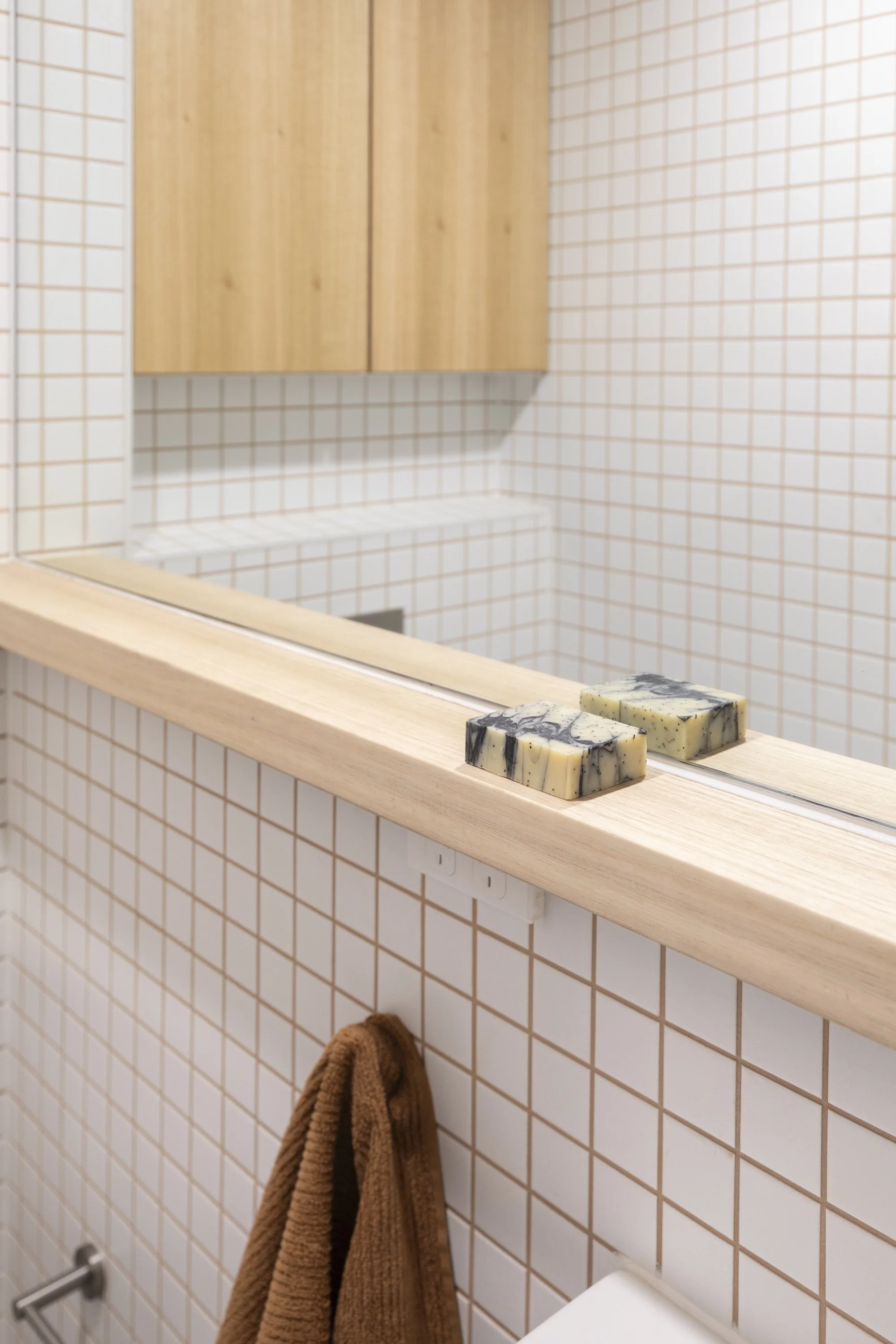 Timber shelving