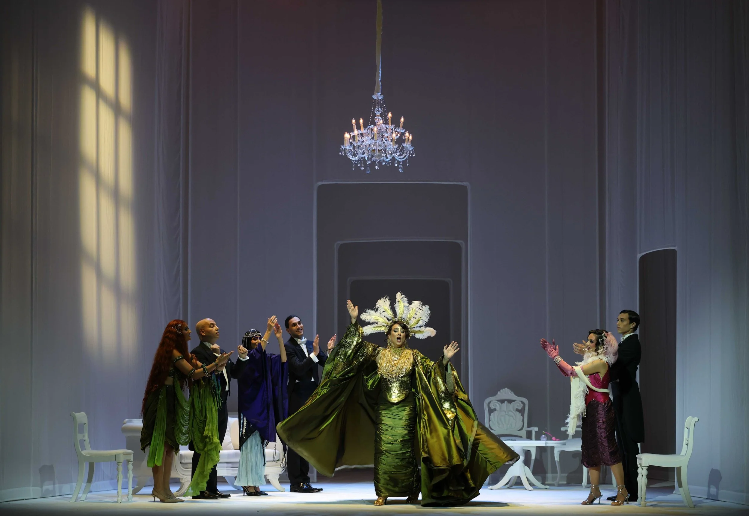 Scene from Il Parnaso Confuso (1765) by Christoph Willibald Gluck, directed by Brett Nicholas Brown at the Valletta Early Opera Festival