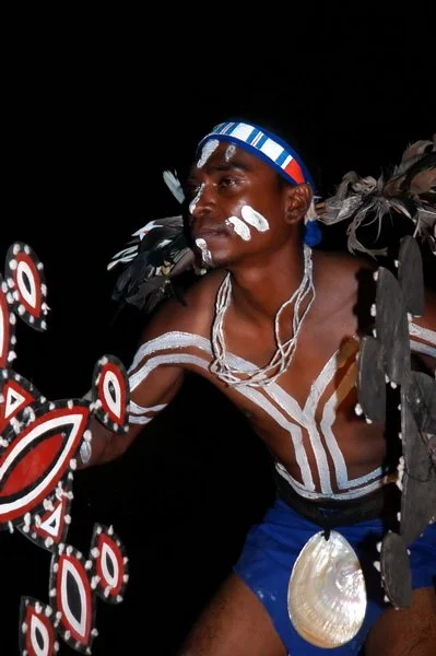Painted dancer