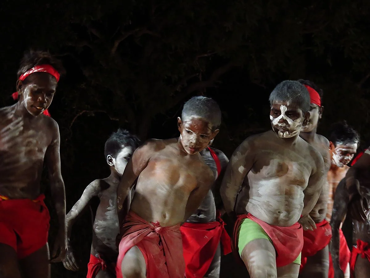 Young wangga dancers