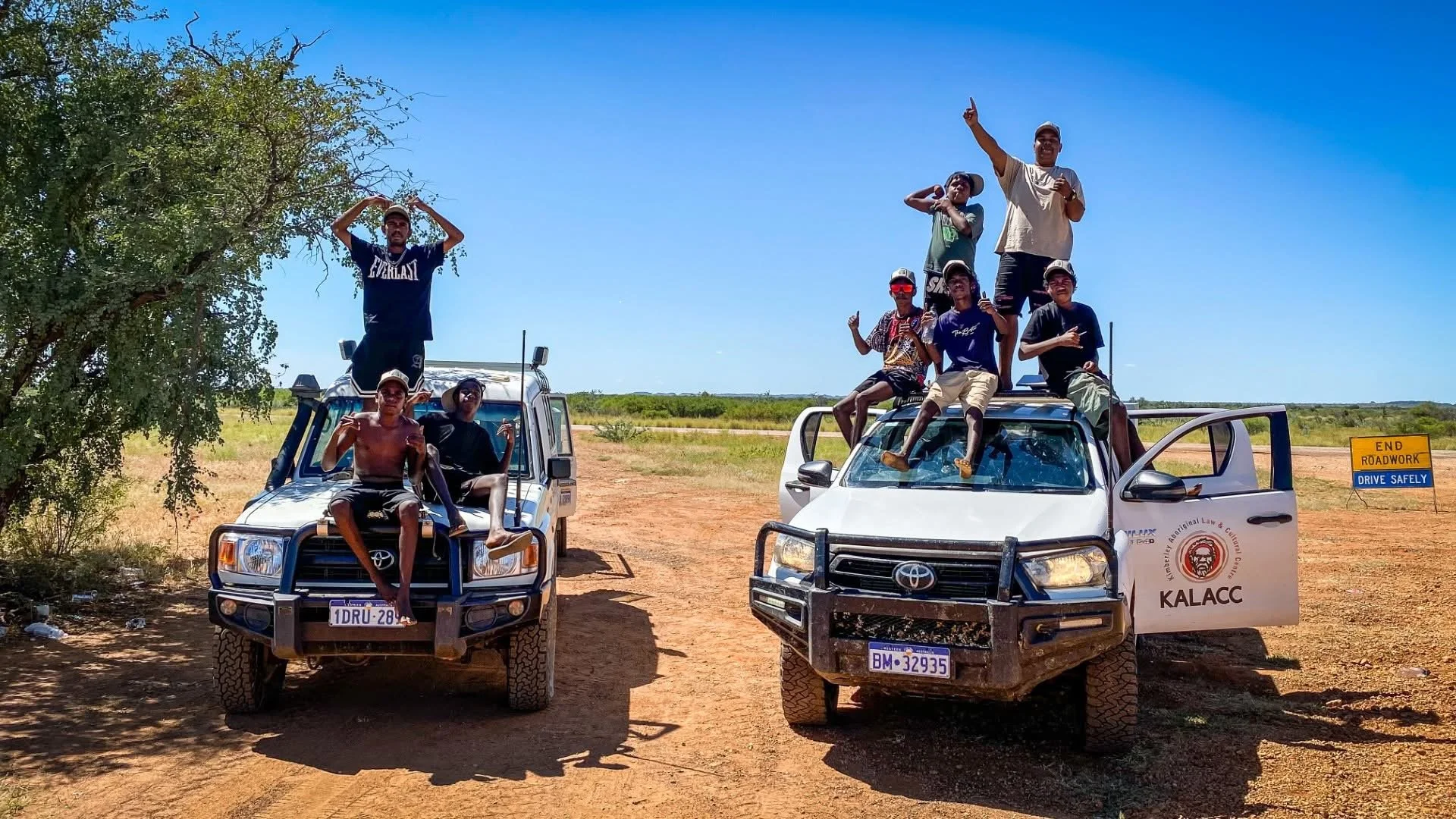 Kalacc crew posing 
