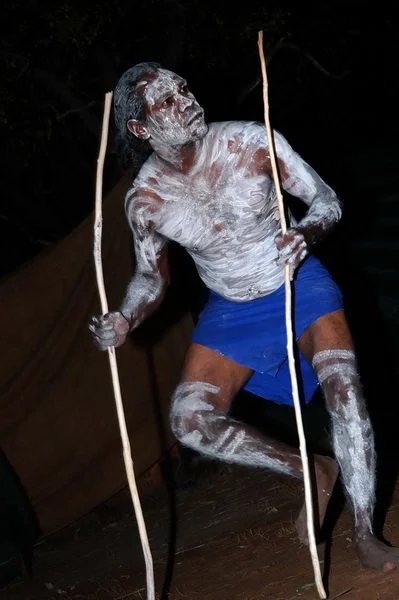 Painted dancer