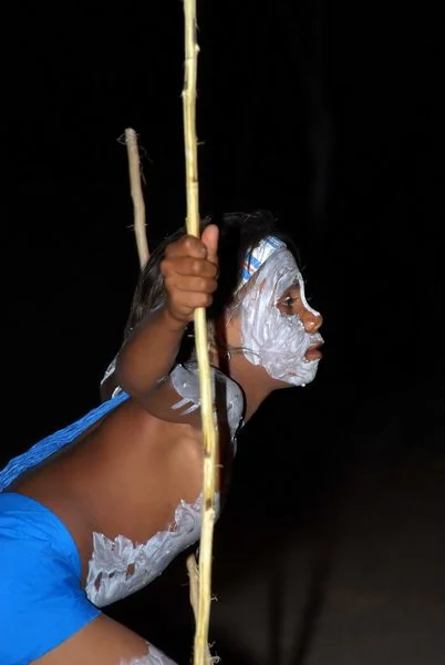Dancer in blue