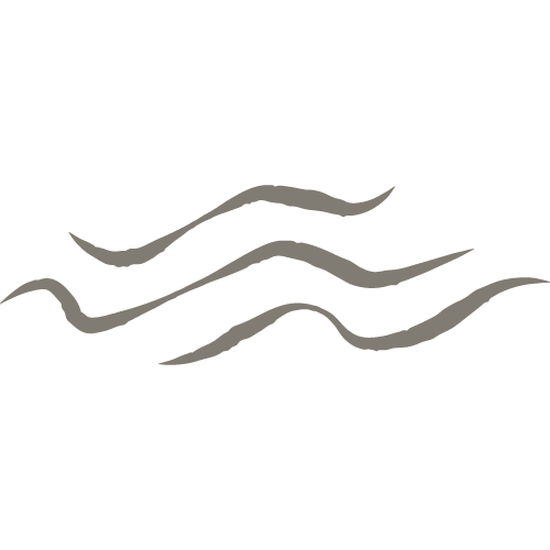 Three wavy gray lines on a black background.