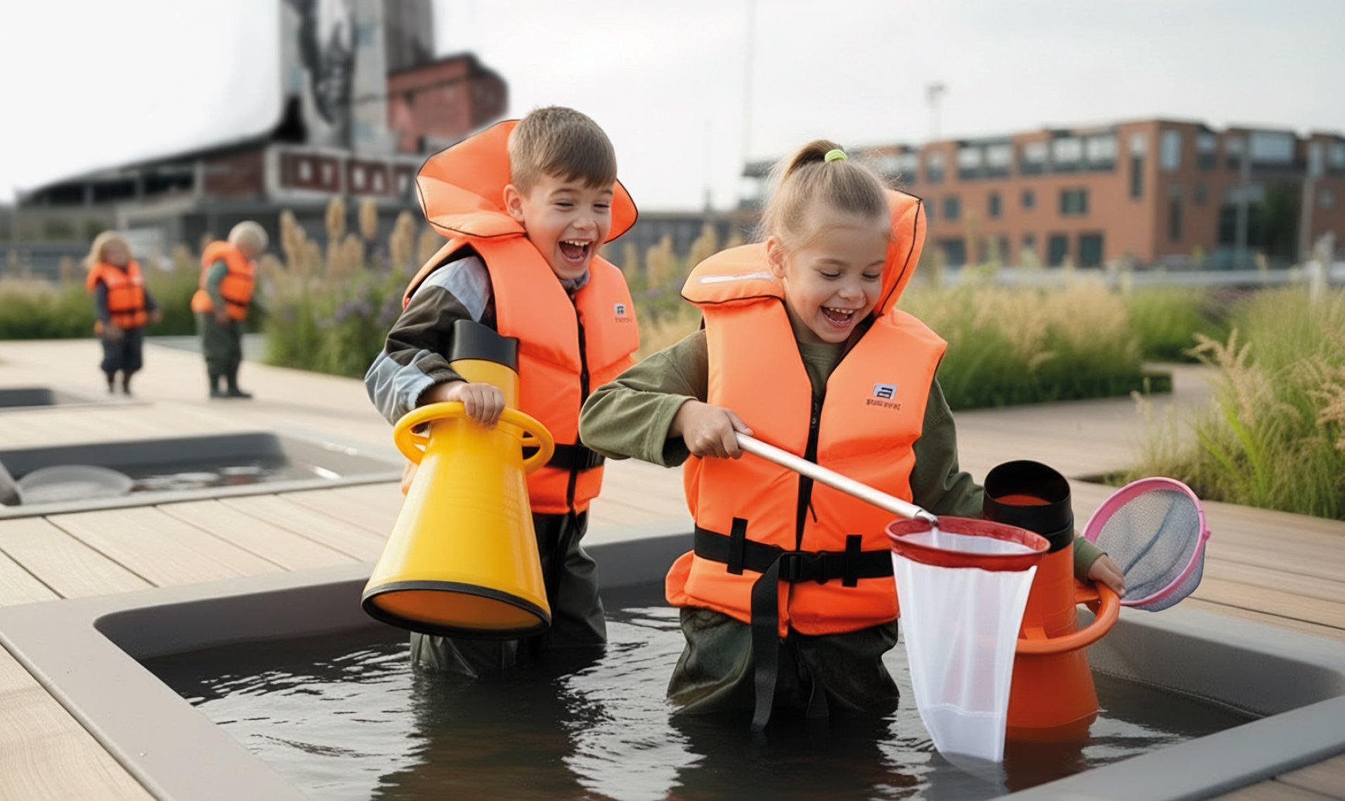 Uddannelse, læringsmiljø på vandet, makerspaces, Fjorliv regenerativ formidlingsplatform, Fjorliv © MP Design Studio ApS