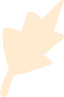 Silhouette of a leaf with a pointed tip.