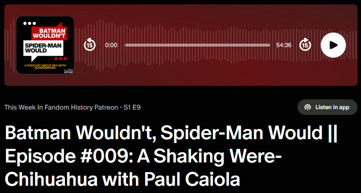 Batman Wouldn't, Spider-Man Would Podcast Cover Art