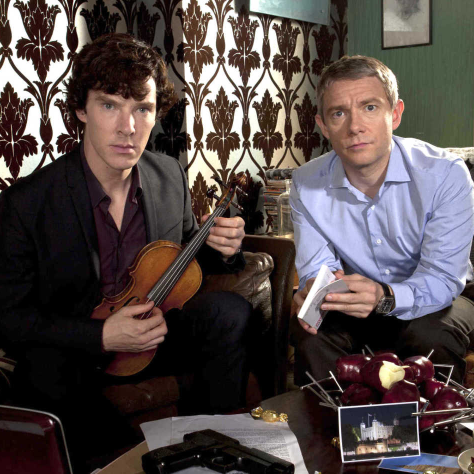 BBC Sherlock's Sherlock Holmes and John Watson
