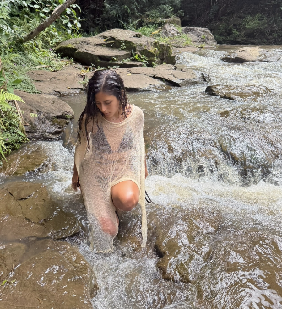 natural poncho