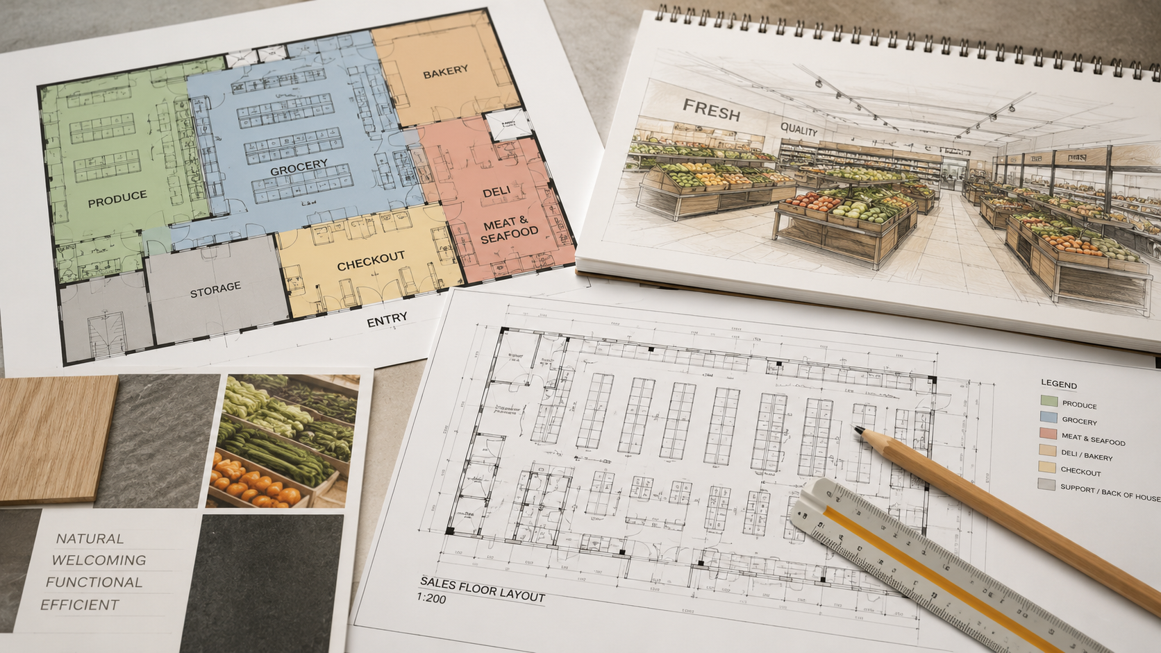 Grocery Store Design Layout and Planning Services