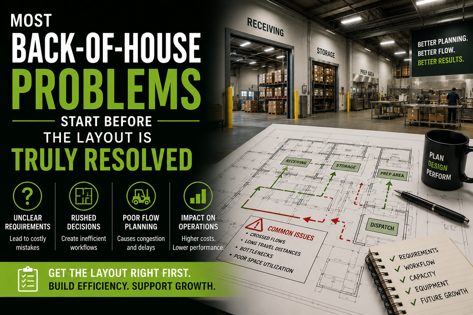 Most Back-of-House Problems Start Before the Layout Is Truly Resolved