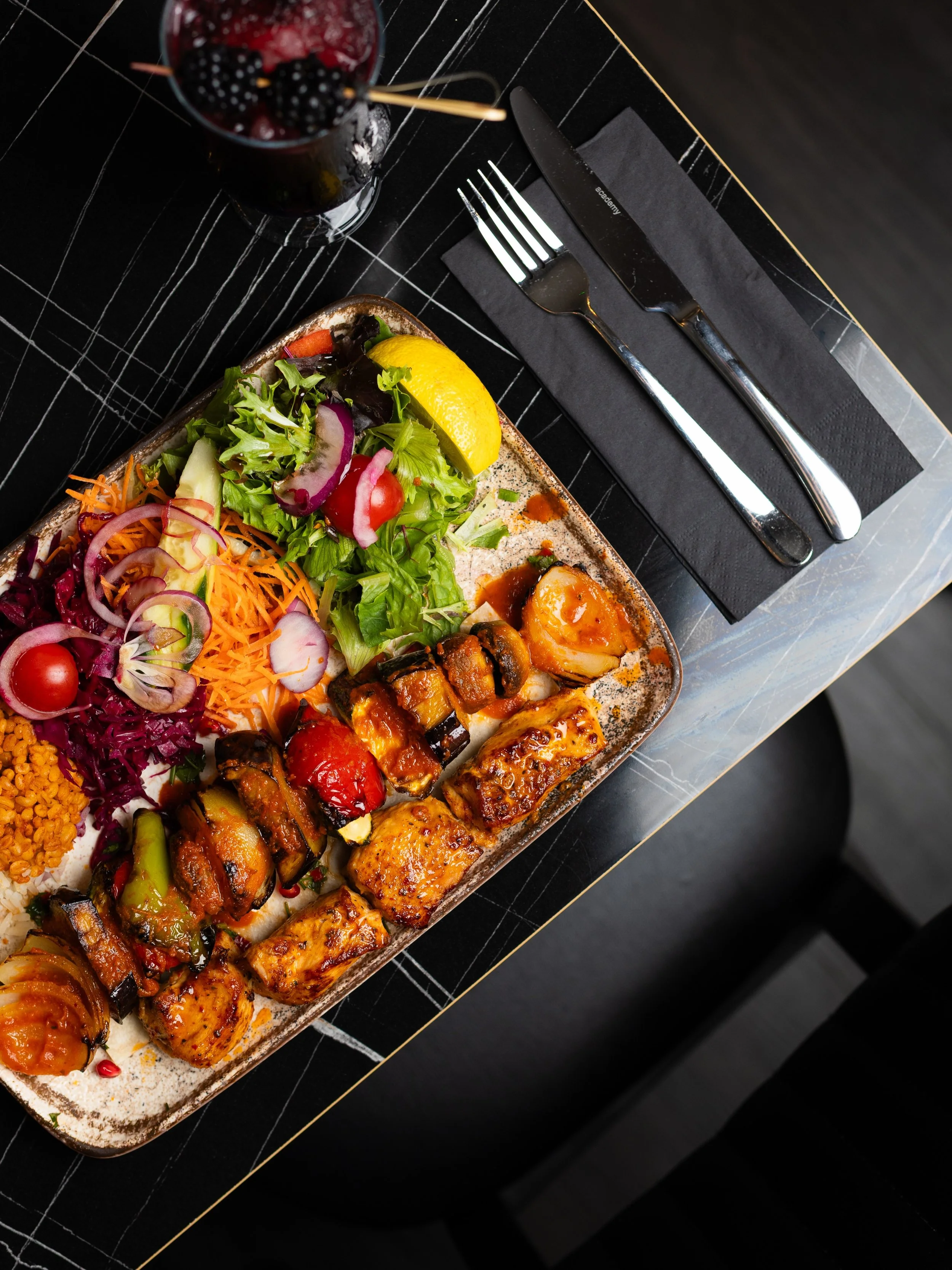 A WINNING FRIDAY DISH OF THE DAY. 🔥🍽️
CHIC &amp; VEG SHISH 
Chargrilled vegetables and beautifully marinated chicken shish, served with our special sauce.

Fresh from the grill, full of flavour and the perfect way to kick off your Friday dining pla