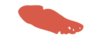 Silhouette of a shrimp