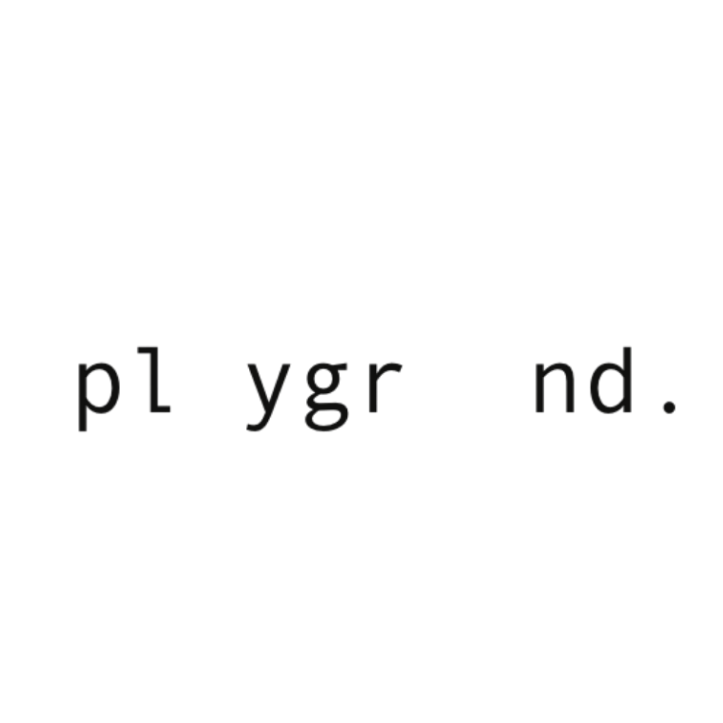 Playground | Logo | Reference & Collaborator Laura Christl SHIFTSHIFT