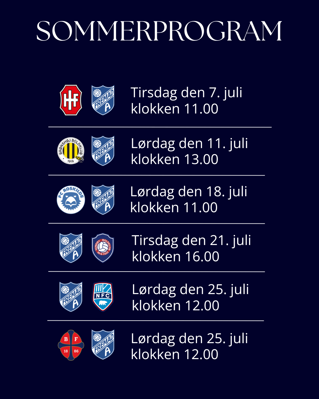 sommerprogram