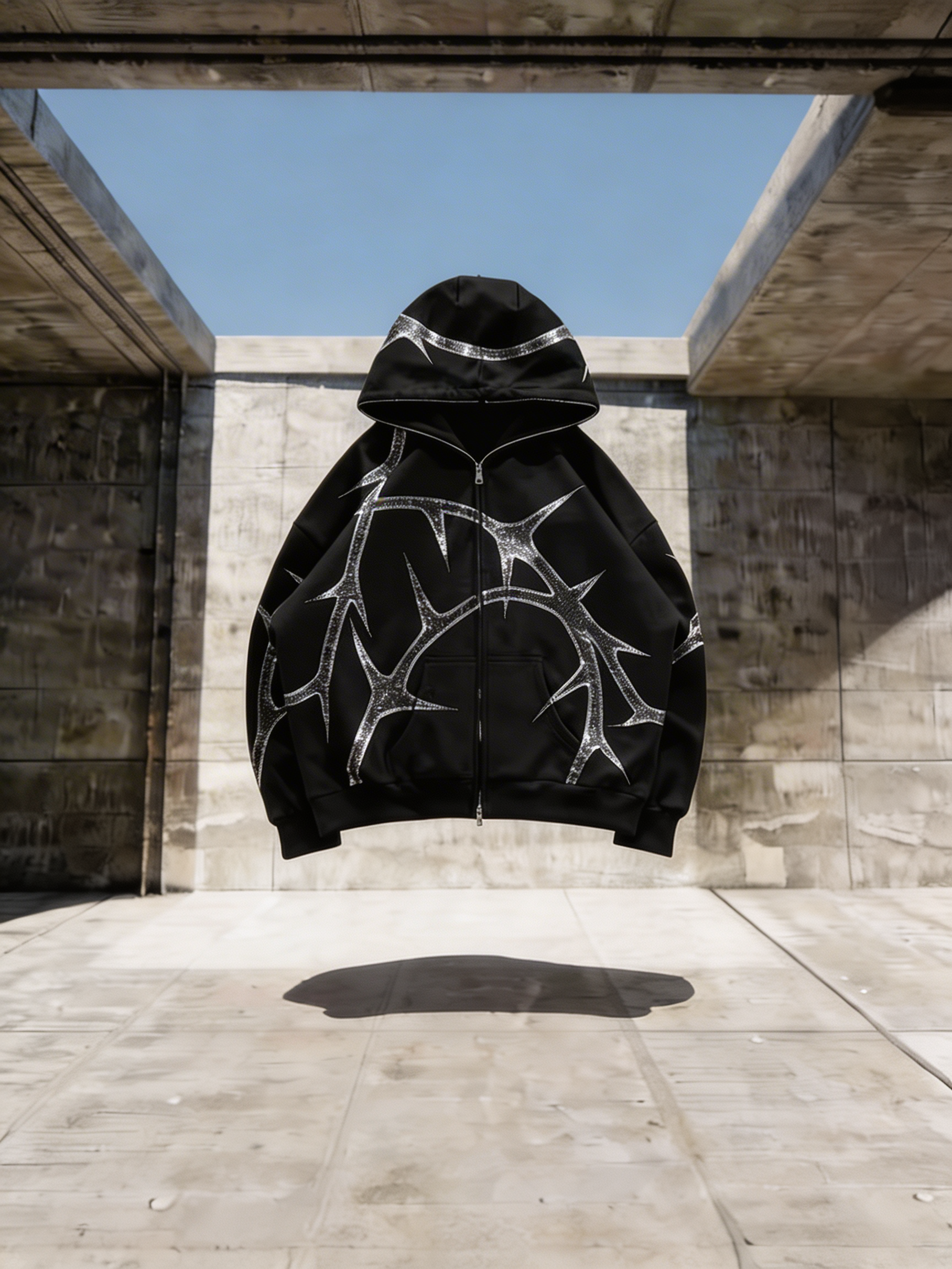 HOLY THORNS EPISODE 001. HOODIE BLK