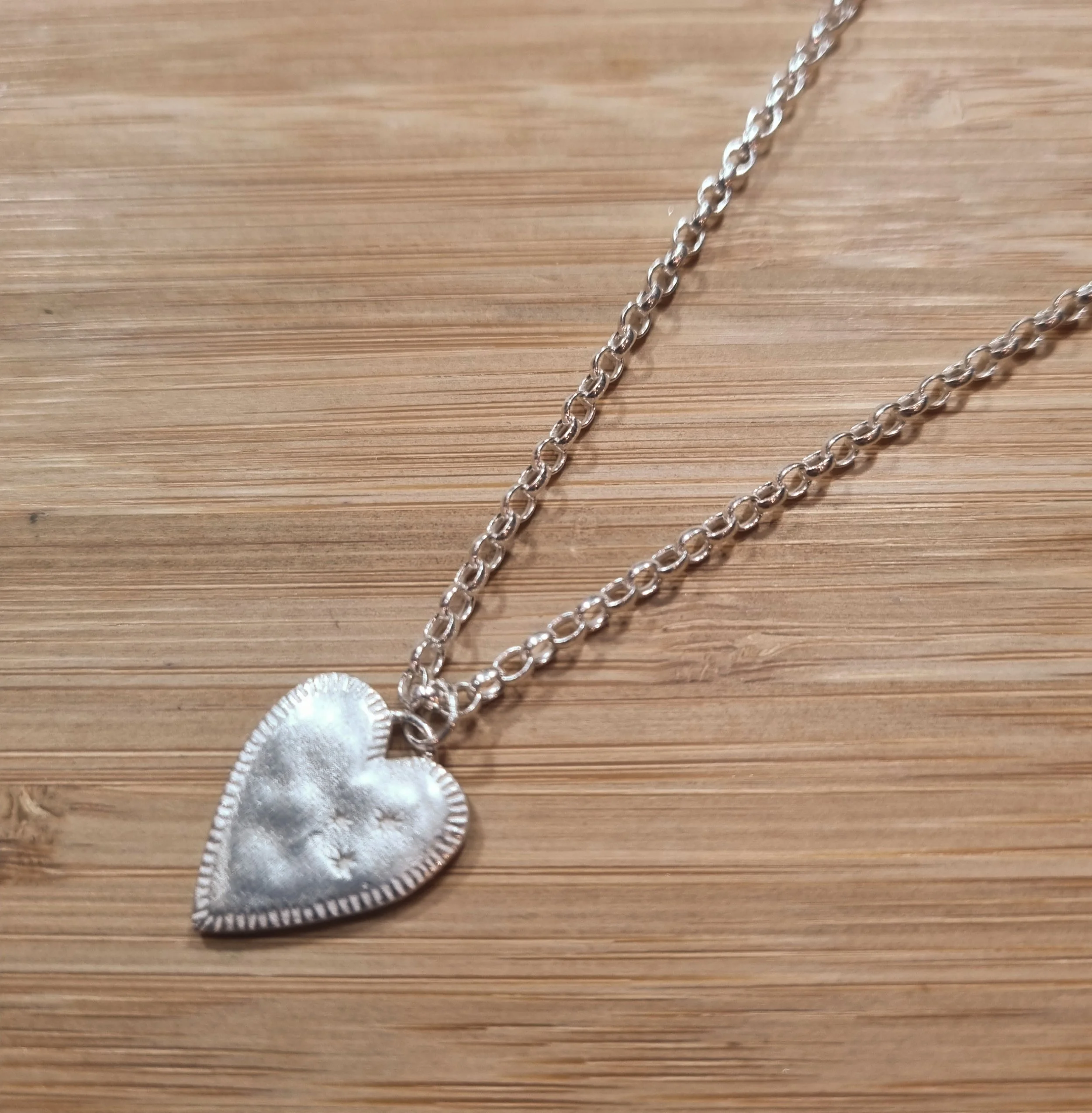 Chambers & Beau Mini Grateful Heart Necklace