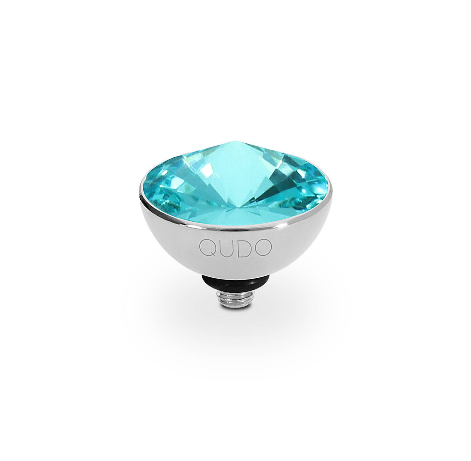Qudo Ring Top Bottone Light Turquoise 11.5mm