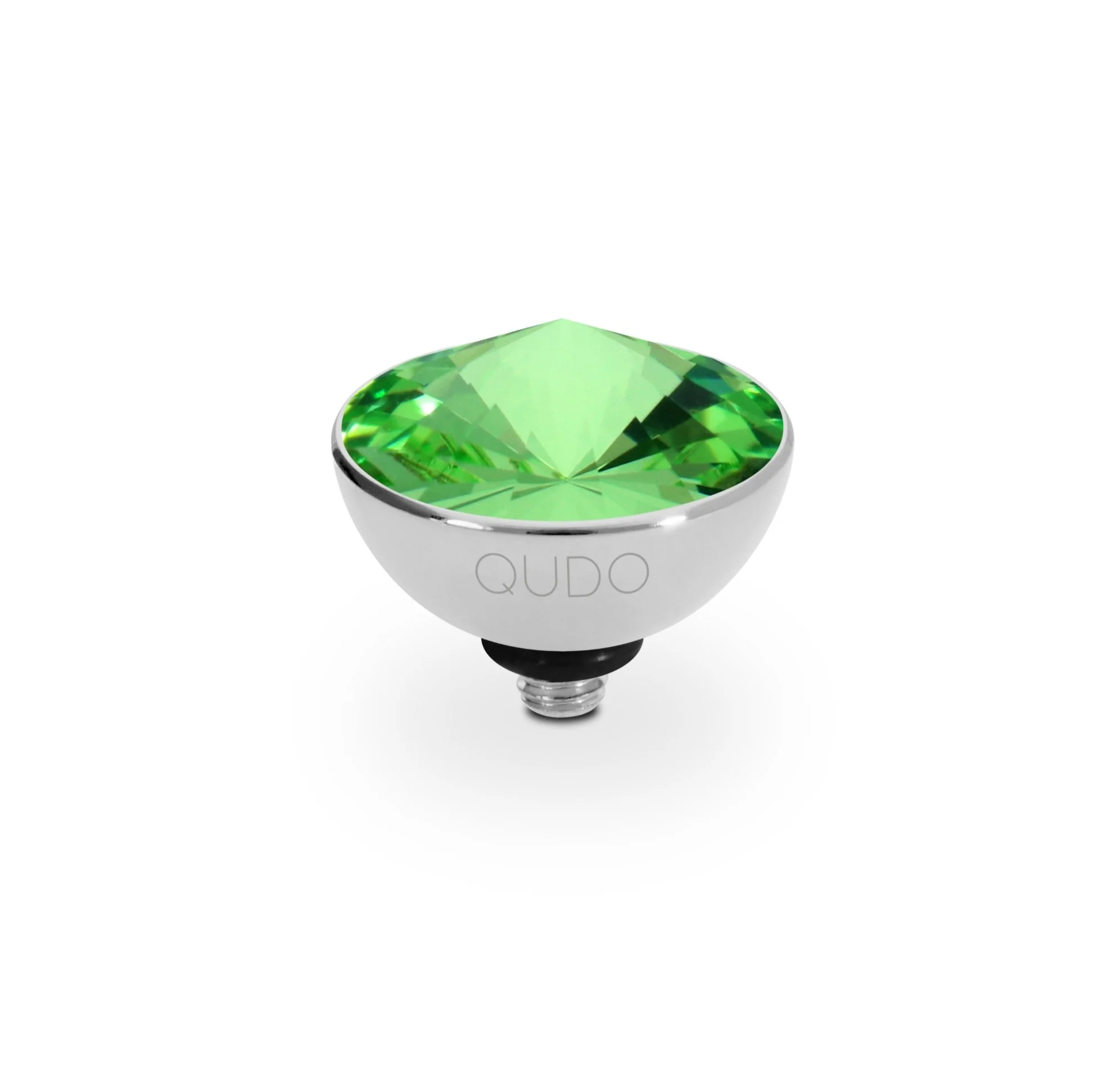 Qudo Ring Top Bottone Peridot 11.5mm