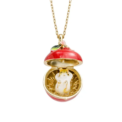 Bill Skinner Apple Blossom & Mouse Locket