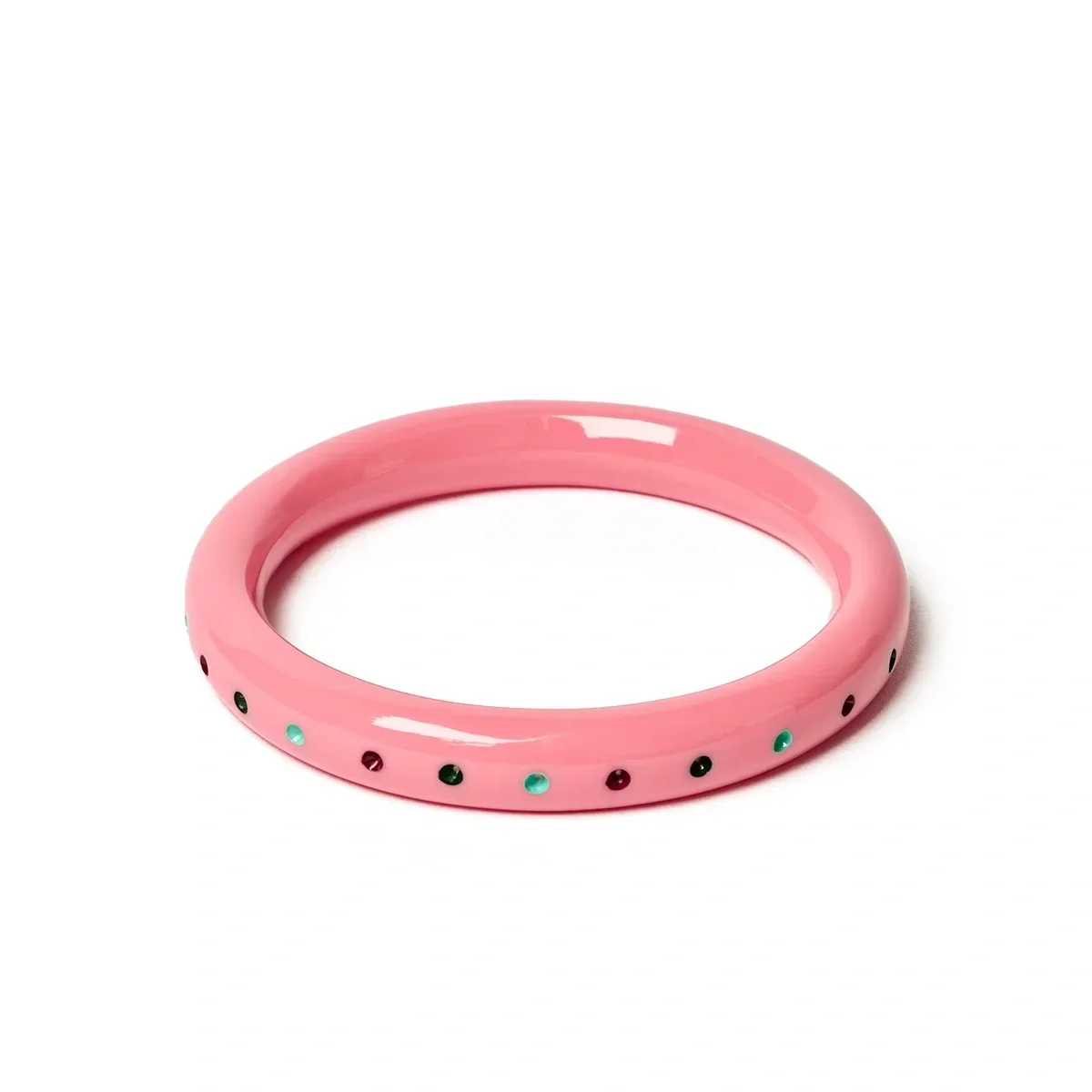 Splendette Retro Pink Narrow Counter Bangle - Medium Classic