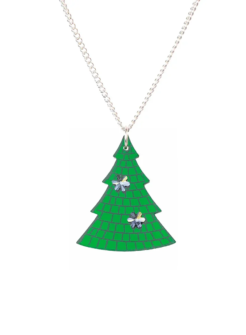 Tatty Devine Disco Christmas Tree Pendant