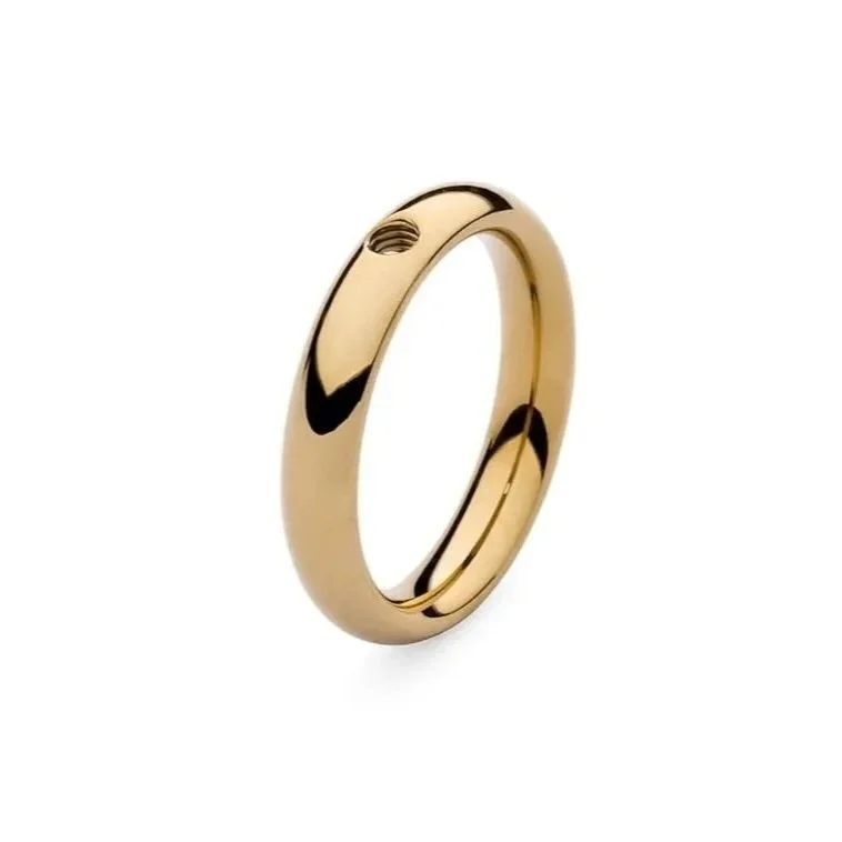 Qudo Basic Ring Small Deluxe Gold