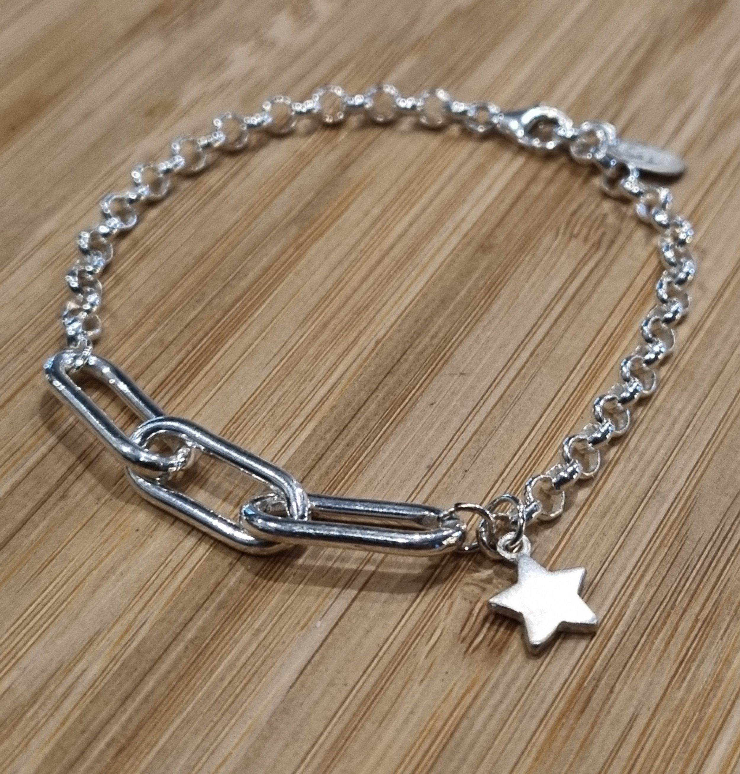 Chambers & Beau Mini Star Party At The Front Bracelet Silver Mini