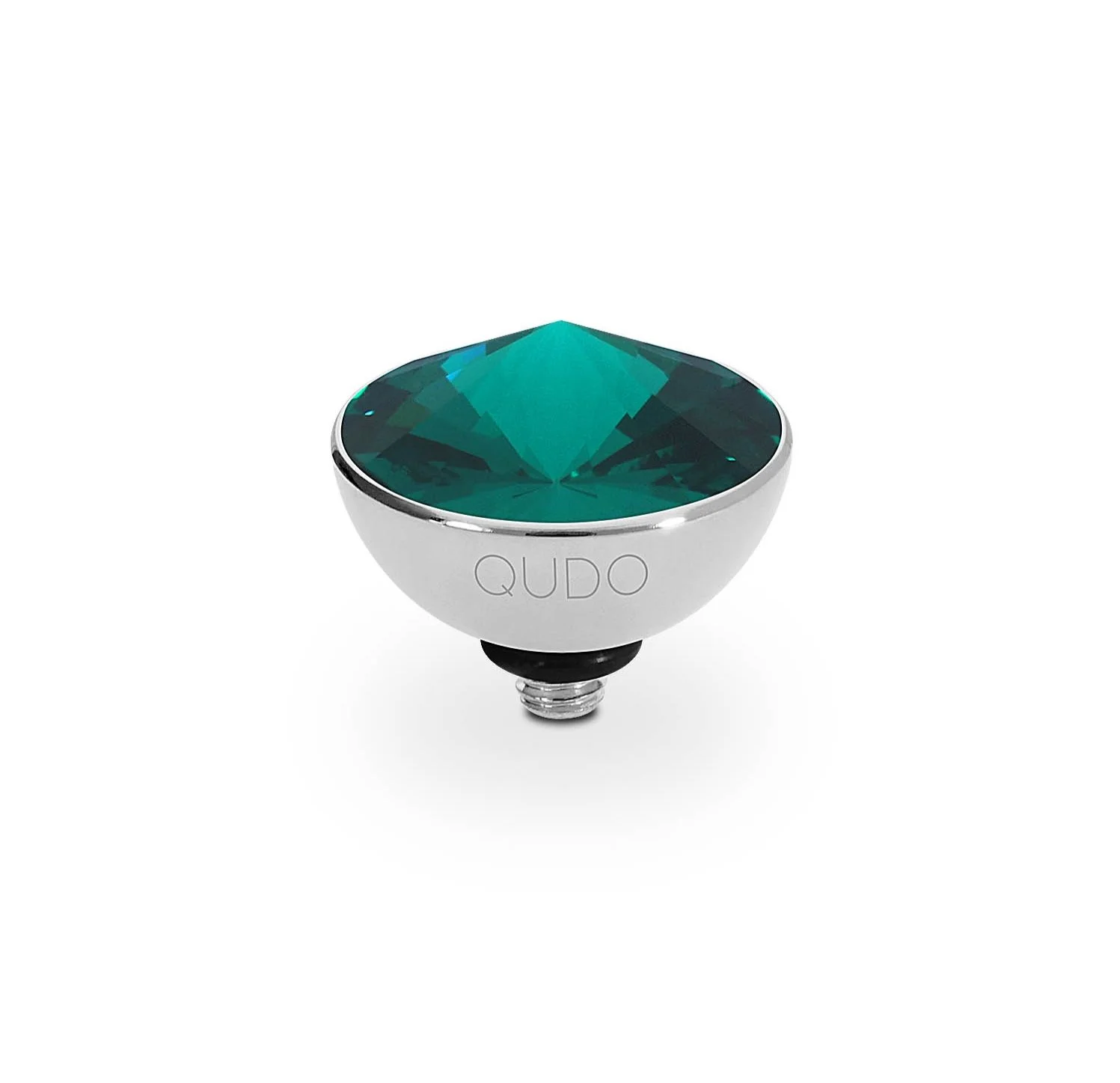 Qudo Ring Top Bottone Emerald 11.5mm