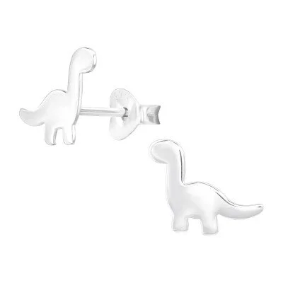 Dinosaur Earings Silver